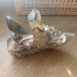 *SOLD* Raw Smokey Quartz Point Cluster